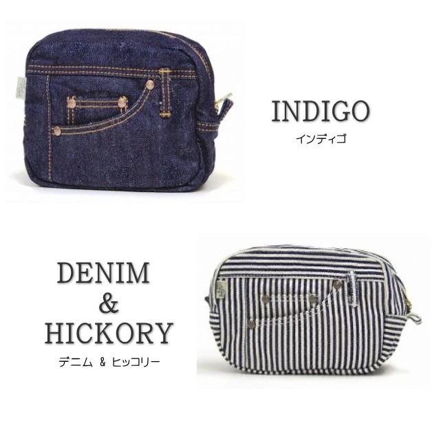 デニム地　ジーンズポーチ　デニムポーチ　化粧ポーチ　小物入れ　デニム雑貨　ジーンズ素材　ファスナータイプ |  | 01