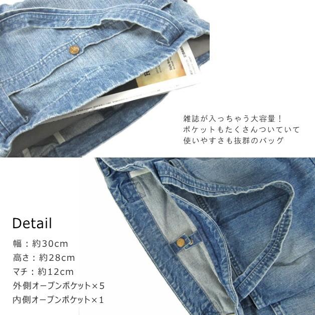 【LoLoLavo】ロロラボ　デニム地　スモールバッグ　トート　デニム雑貨　ジーンズ素材　バッグ |  | 03