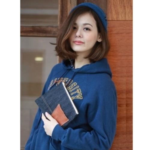 【MASTRO】マストロ　デニム地　フラットポーチ　ケース　デニム雑貨　ジーンズ素材　デニムポーチ　USED　　インディゴリジッド　デニムアイテム |  | 04