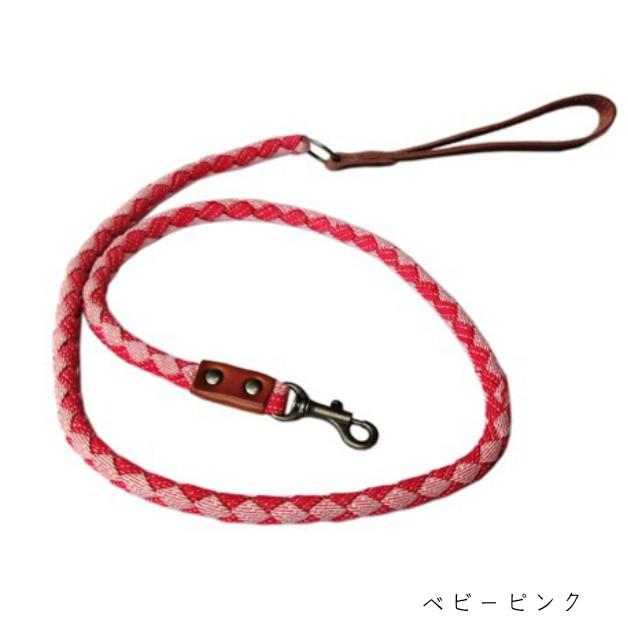 デニムドッグリード2　ひも　丸編みデニムリード　散歩紐　四つ編み　犬　愛犬　ペット　ペット用品　散歩　ジーンズ素材　USED　 |  | 02