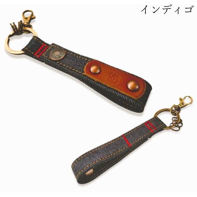 デニム　キーホルダー　鍵　MASTROキーホルダー　スマートキー収納　カギケース　レザー　ナスカン　リング付き　ホック式　ループ　デニム雑貨　ジーンズ素材 |  | 01