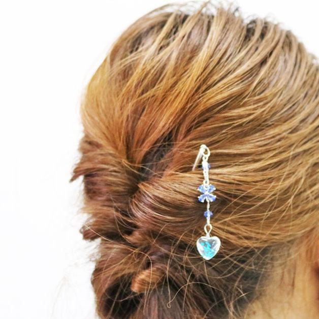ガラス球かんざし 押し花 お花と四つ葉のかんざし ハートとクローバー フラワー 髪留め 簪 ヘアアクセサリー ヘアアレンジ 和柄 和雑貨 花 チャーム付 Os 006 Ffactory Yahoo 店 通販 Yahoo ショッピング