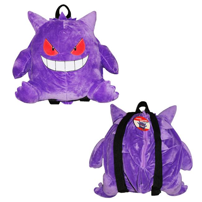ゲンガー ポケモンぬいぐるみリュック BIWITS 子供 ぬいぐるみバッグ キッズ リュックサック ポケットモンスター キャラクター プレゼント クリスマス 誕生日　 |  | 01