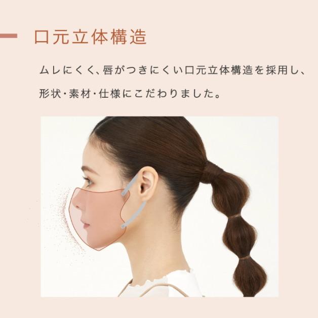 MASCODE　マスコード　３Ｄマスク　マスク　感染対策　花粉症　PM2.5　Mサイズ　レディス　オシャレ　耳が痛くなりにくい　3D不織布マスク　カラーマスク |  | 12