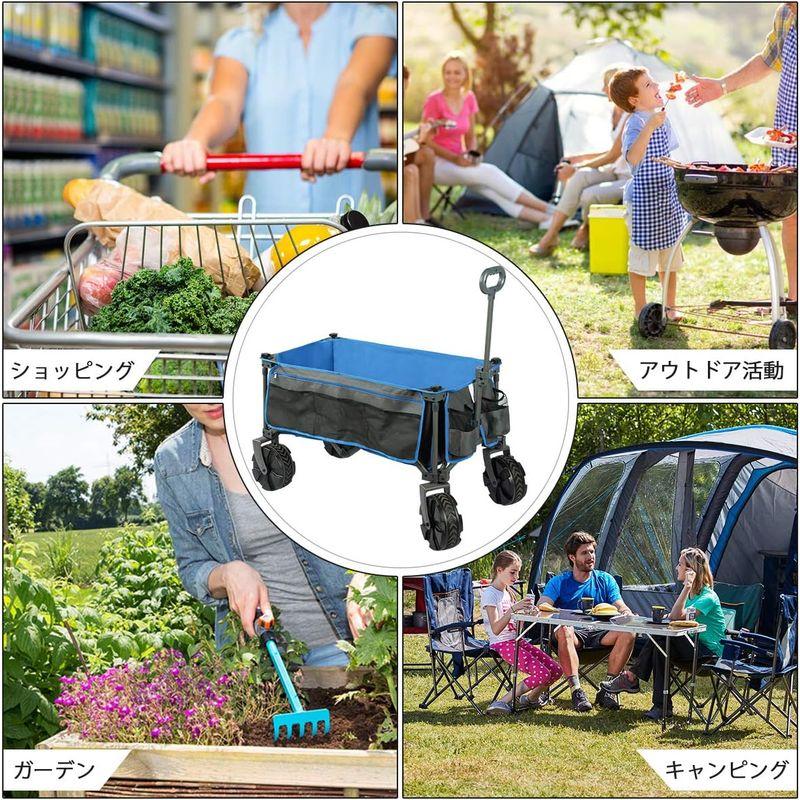 Timber Ridge アウトドアワゴン 折り畳み 収束式 丸洗い キャンプカート キャリーワゴン Ridge アウトドアワゴン 折り畳み 収束式 丸洗い キャンプカート キャリーワゴン 5cm