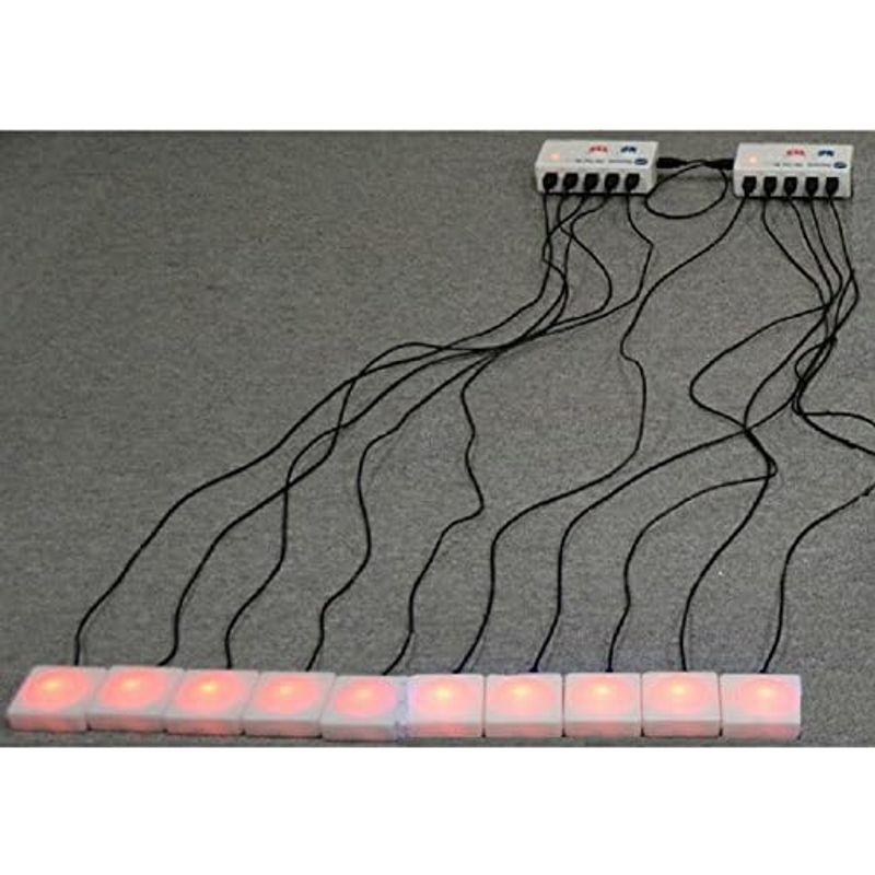 スーパー早押しピンポンブー赤ボタン 10人用 129454 10人用