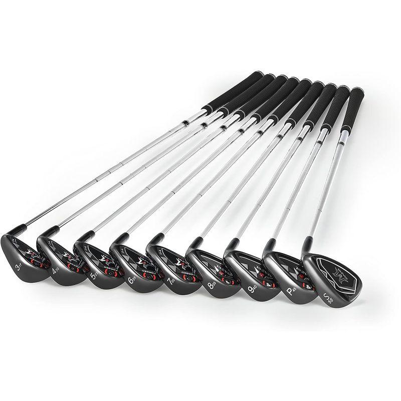 MAZEL (マゼル) FORGED ゴルフ クラブ アイアンセット スチールシャフト 9本セット(番手:3，4，5，6，7，8，9，PW， マゼル FORGED ゴルフ クラブ アイアンセット スチールシャフト 9本セット 番手 3，4，5，6，7，8，9，PW，
