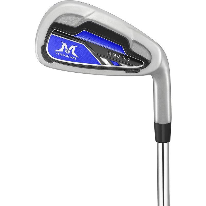 MAZEL (マゼル) WM-X1 ゴルフ クラブ アイアン スチールシャフト 8本セット/単品(番手:4，5，6，7，8，9，PW，SW) マゼル WM X1 ゴルフ クラブ アイアン スチールシャフト 8本セット/単品 番手 4，5，6，7，8，9，PW，SW