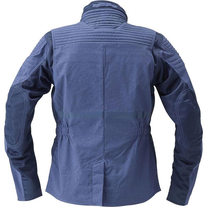 ヤマハ発動機 ライディングジャケット KUSHITANI(クシタニ) コラボモデル YAS68K アーカナハーフメッシュジャケット ネイビー ライディングジャケット KUSHITANI クシタニ コラボモデル YAS68K アーカナハーフメッシュジャケット ネイビー