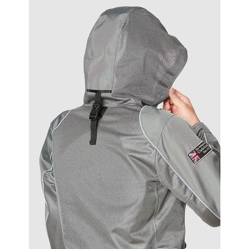 ACE CAFE LONDON スポーツ フーデッド メッシュジャケット SS2203MJ D.GY L CAFE LONDON スポーツ フーデッド メッシュジャケット SS2203MJ GY