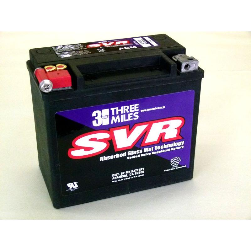 SVR20 AGM BATTERY バッテリー スリーマイルズ | 