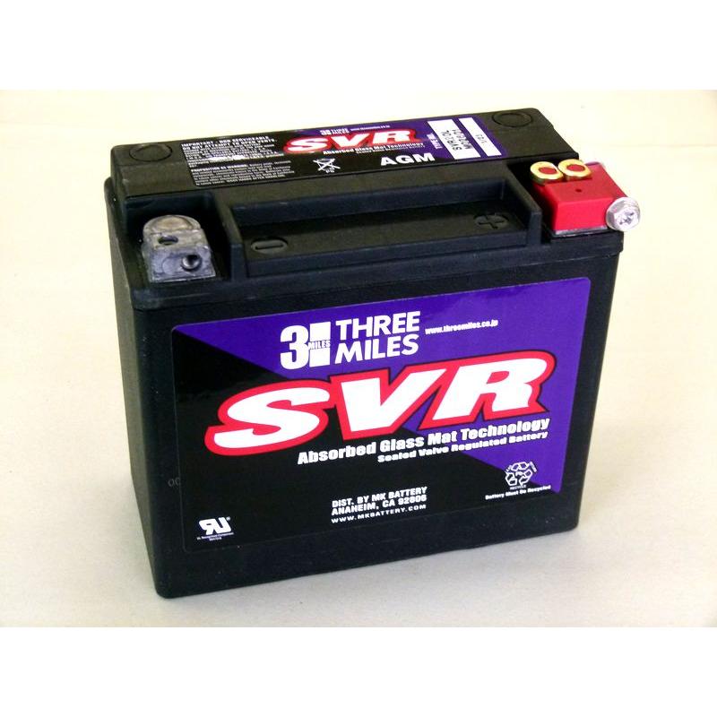 SVR20L AGM BATTERY バッテリー スリーマイルズ M02601 | 