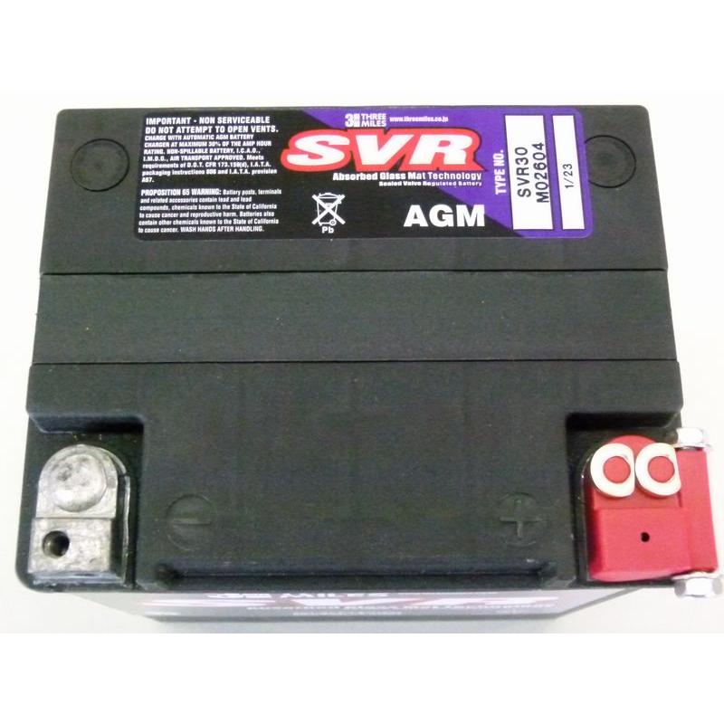 SVR30 AGM BATTERY バッテリー スリーマイルズ M02604 |  | 01