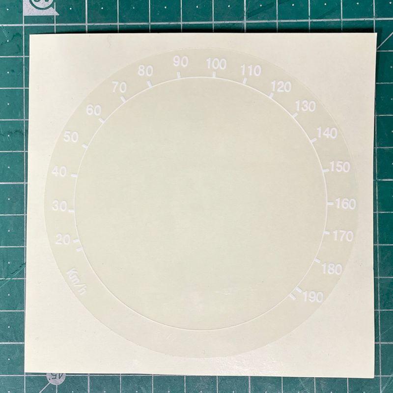 98mm ハーレー専用マイル→キロメートル変換ステッカー メーターシール |  | 01