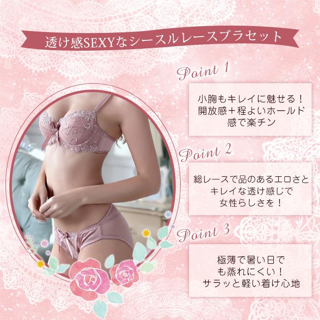 総レースブラ ショーツ 上下セット セクシー レース 大きいサイズ