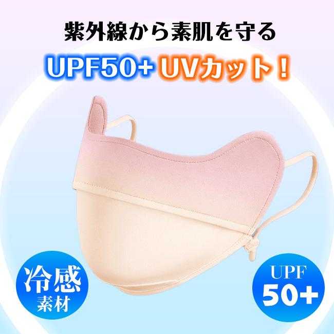 送料無料 3枚セット 2TYPE UPF50+ 夏用 UV 冷感 洗える 立体 フェイスカバー 紫外線対策グッズ 息苦しくない 小顔効果 血色  グッズ 顔 ゴム調整可 プレゼント｜ffko-store｜05