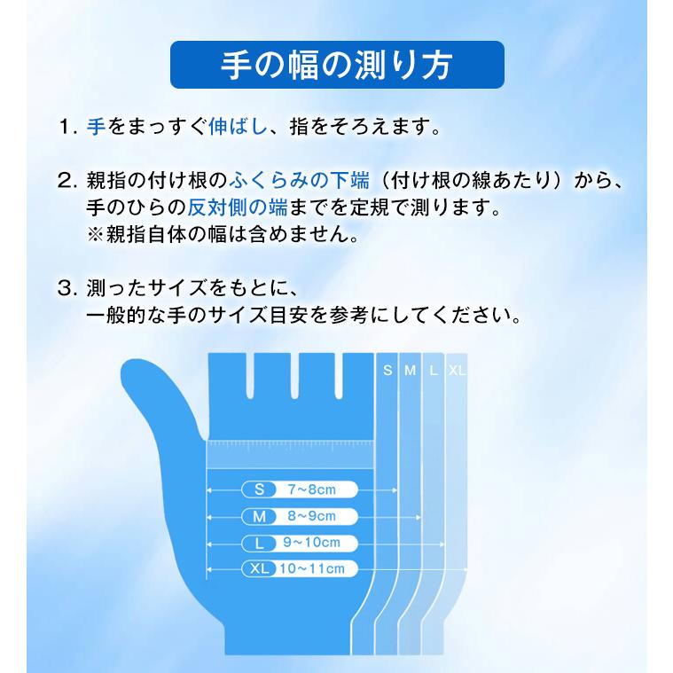 ニトリル手袋 ブラック 100枚入 Mサイズ 粉なし パウダーフリー