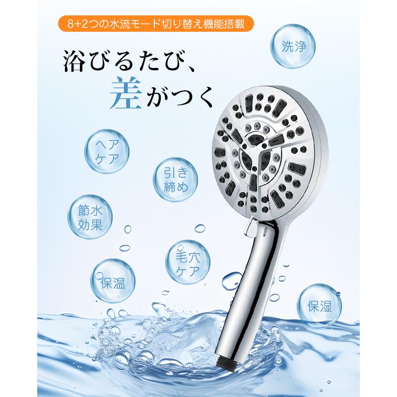 節水型シャワーヘッド　ナノバブル　新品 Hokonui 【最新モデル】シャワーヘッド マイクロナノバブル ウルトラ