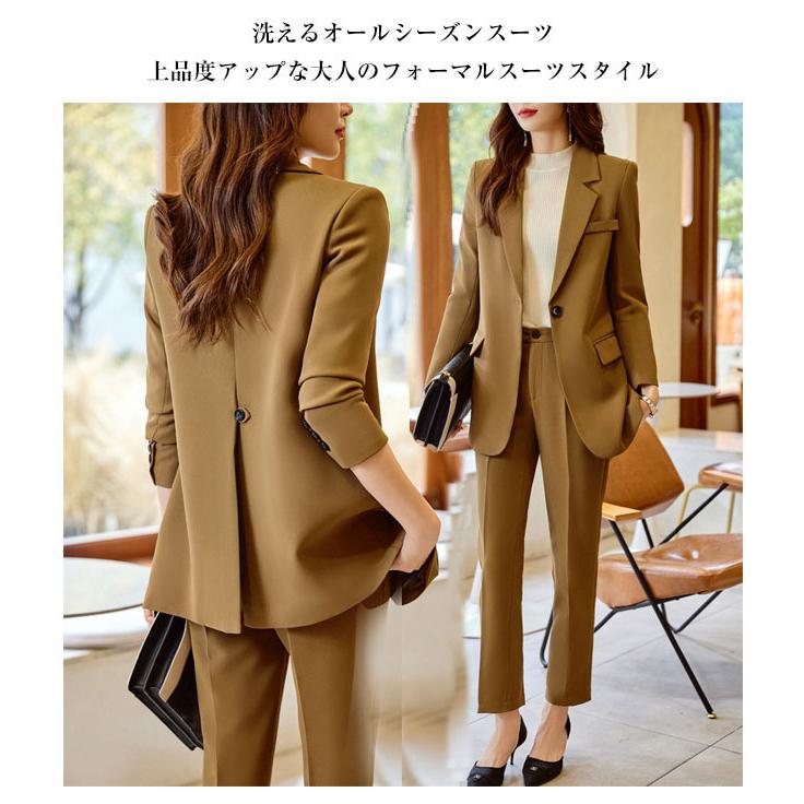 スーツ セットアップ卒業式/入学式 チェック柄 パンツスーツ