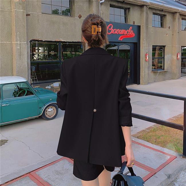 ジャケット テーラード きれいめ シンプル ツイード 上品 スリット