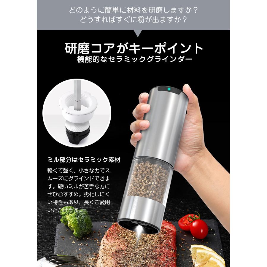 ポルシェ　ソルト&ペッパーミル （2点セット） 未使用 即納 高級感 正規品1年保証 2本セット 専用スタンド付 ペッパーミル