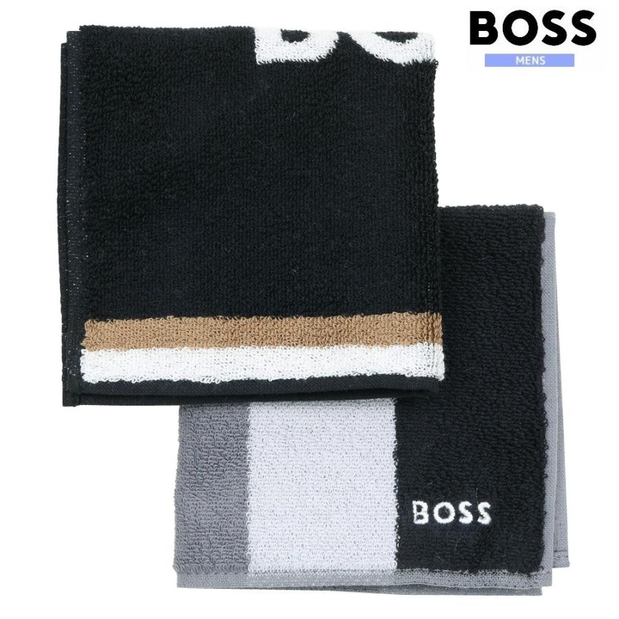 BOSS（HUGO BOSS） 新古品 BOSS ハンカチ 2枚セット ヒューゴ ボス