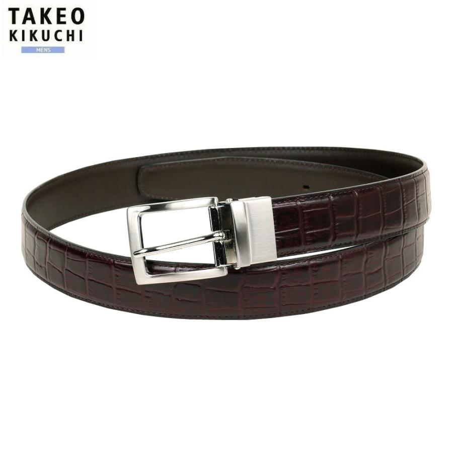 TAKEO KIKUCHI（タケオキクチ） レザーベルト TAKEO KIKUCHI 26%OFF