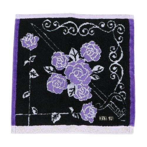 ANNA SUI アナスイ ANNA SUI× ベルばら  タオルハンカチ ２枚セット 黒 22/7/3 140722 送料無料｜fflower11｜04