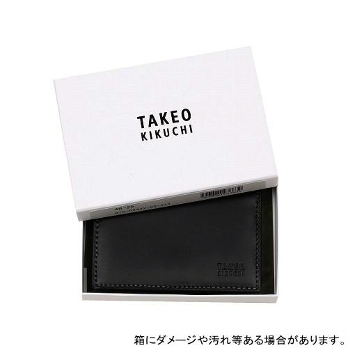 タケオキクチ カードケース TAKEO KIKUCHI 37%OFF ギフト プレゼント ラッピング無料 本革 アンティーク調レザー 黒 051023 送料無料｜fflower11｜08