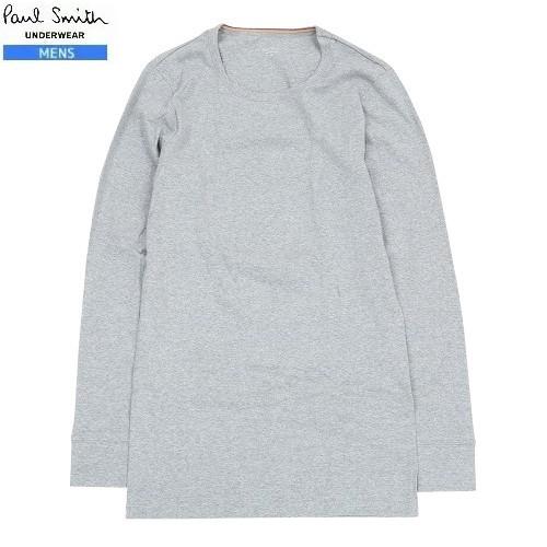 新古品 Paul Smith ポールスミス クルーネック コットン 長袖 Tシャツ インナー  グレー 22/4/5 280422 送料無料｜fflower11