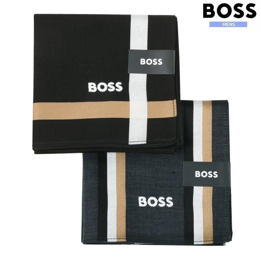 BOSS（HUGO BOSS） 新古品 BOSS ハンカチ 2枚セット ヒューゴ ボス