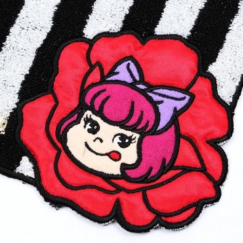 ANNA SUI（アナスイ） ペコラ コラボ アップリケ ストライプ タオル