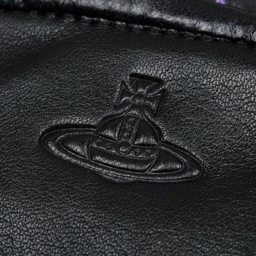 新品 未使用】 Vivienne Westwood 革手袋 ネイビー レザー