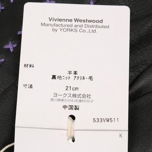 vivian westwood 黒 レザー 手袋 スナップボタン付き 楽天市場】ヴィヴィアン 手袋 レザー（バッグ・小物・ブランド