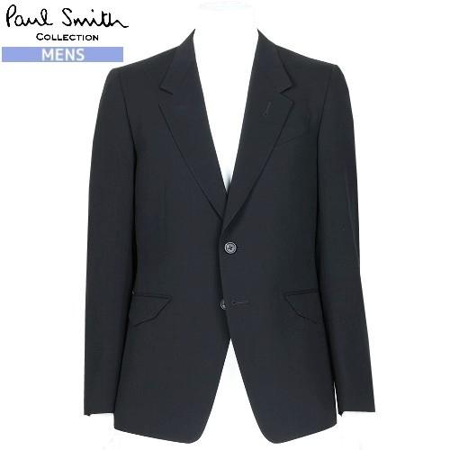 ★ 【Paul Smith COLLECTION】 ポールスミス 日本製 「Botto Giuseppe生地」 シングル2Bスーツ 黒 『17/1/2』 100117