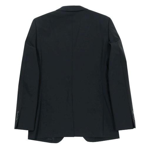 SALE86%OFF COMME CA MEN コムサメン ポリスト 小紋ドビー 2B テーラードジャケット 黒 19/11/2 071119 送料無料｜fflower11｜02