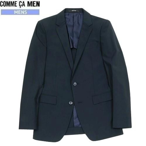 SALE85%OFF COMME CA MEN コムサメン ポリスト 小紋ドビー 2B テーラードジャケット 紺 19/11/2 071119 送料無料  22.02sage｜fflower11