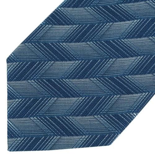 SALE57%OFF renoma PARIS レノマ 日本製 ヘリンボーン シルクネクタイ 青 21/10/4 221021 送料無料|fflower11|06