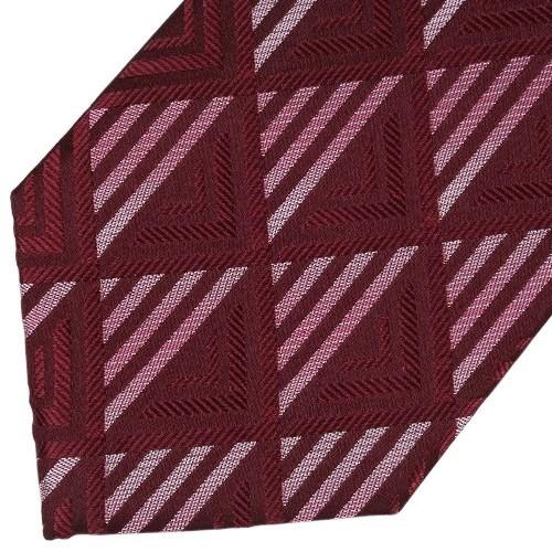SALE57%OFF renoma PARIS レノマ 日本製 幾何学柄 シルクネクタイ ワイン 22/1/3 140122 送料無料 | renoma | 05