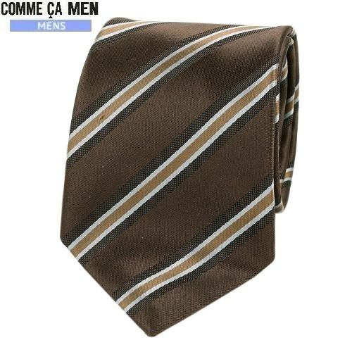 SALE50%OFF COMME CA MEN コムサメン 日本製 レジメンタルストライプ 