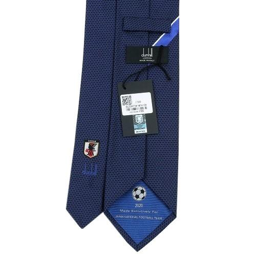 新古品 ダンヒル ネクタイ dunhill 25%OFF メンズ ラッピング無料 イタリア製 2020 SAMURI BLUE JFA ゴールネットモチーフ シルク 紺 221223 送料無料｜fflower11｜03