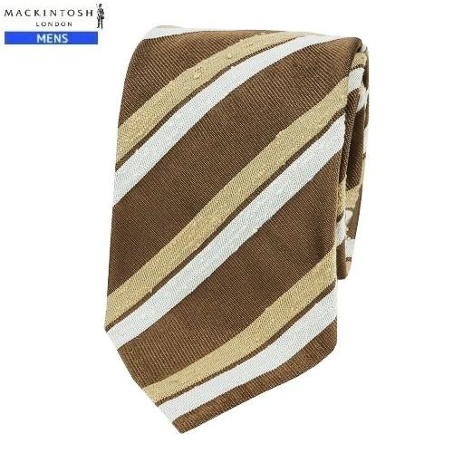 マッキントッシュ ネクタイ MACKINTOSH LONDON 61%OFF メンズ ラッピング無料 日本製 撥水 VANNERS/バーナーズ レジメンタル シルク ベージュ 290224 送料無料 | MACKINTOSH LONDON