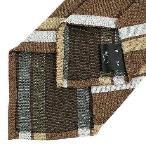 マッキントッシュ ネクタイ MACKINTOSH LONDON 61%OFF メンズ ラッピング無料 日本製 撥水 VANNERS/バーナーズ レジメンタル シルク ベージュ 290224 送料無料 | MACKINTOSH LONDON | 06