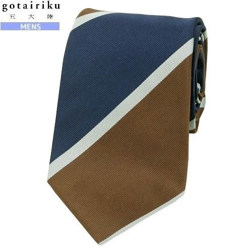 327 新品 五大陸 【日本製】西陣ネクタイ_無地日本製　シルクタイ 日本製】西陣ネクタイ_無地 / GOTAIRIKU | ファッション通販