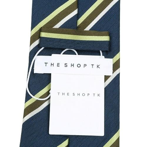 THE SHOP TK ネクタイ ザ ショップ ティーケー 23%OFF メンズ ブランド ラッピング無料 マルチストライプ シルク 暗青 280324 送料無料 | THE SHOP TK | 04