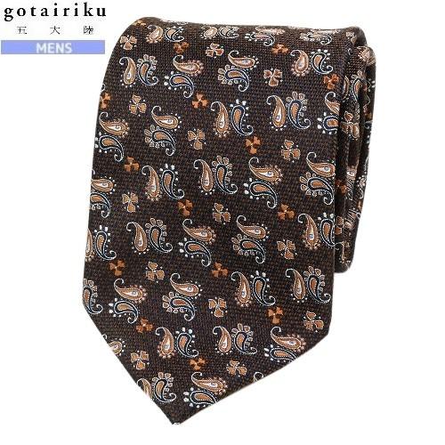ペイズリーネクタイ 五大陸ネクタイ gotairikuネクタイパープルペイズリー gotairiku 五大陸 ネクタイ 45%OFF メンズ ブランド 日本製