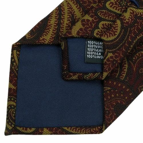 訳あり特価 ポールスチュアート ネクタイ Paul Stuart メンズ ブランド イタリア製 ペイズリー ウール 黄緑 071124 送料無料 | PAUL STUART | 05