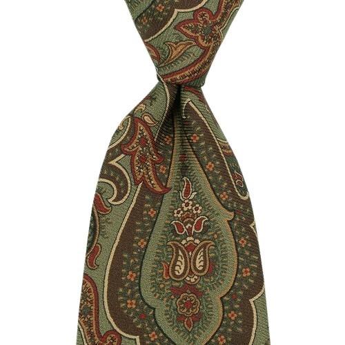 ポールスチュアート ネクタイ Paul Stuart 62%OFF メンズ ブランド ラッピング無料 イタリア製 ペイズリー シルク 緑 071124 送料無料 | PAUL STUART | 03
