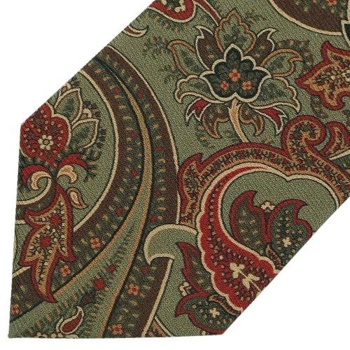 ポールスチュアート ネクタイ Paul Stuart 62%OFF メンズ ブランド ラッピング無料 イタリア製 ペイズリー シルク 緑 071124 送料無料 | PAUL STUART | 05