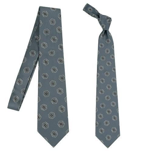 サンプル品 五大陸 ネクタイ gotairiku メンズ ブランド 日本製 ハンドメイド 小紋柄 シルク グレー 130325 送料無料 | gotairiku | 01